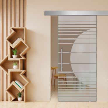 Sliding Glass Barn Door SGD-0436