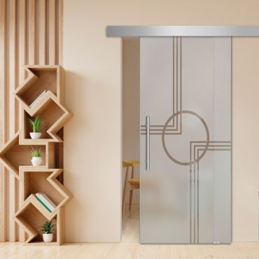 Sliding Glass Barn Door SGD-0441