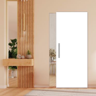 Flush Sliding Barn Door With Hidden / Invisible Hardware GI-0259