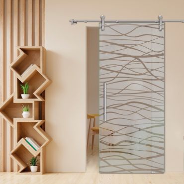 Sliding Glass Barn Door SGD-0406