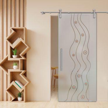 Sliding Glass Barn Door SGD-0426