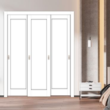 Handmade Shaker Style Bypass Sliding Closet Door HSCD3-1891