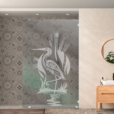 Frameless Fixed Shower Panel FSS - 1946