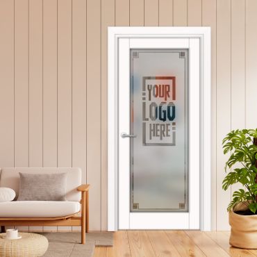 1 Lite Interior Door Customized (With Your Logo) 1LID-1396