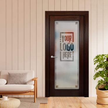 1 Lite Interior Door Customized (With Your Logo) 1LID-1396