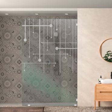 Frameless Fixed Shower Panel FSS - 1950
