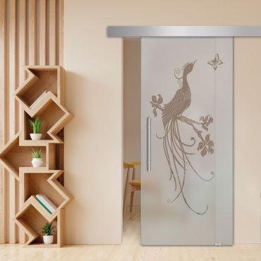 Sliding Glass Barn Door SGD-0472