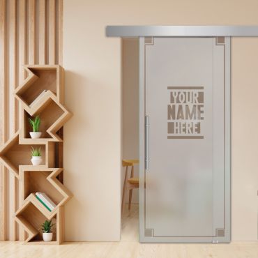 Sliding Glass Barn Door SGD-0487