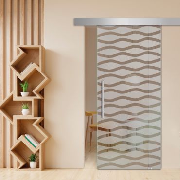 Sliding Glass Barn Door SGD-0432