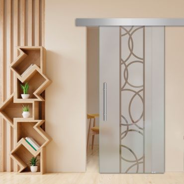 Sliding Glass Barn Door SGD-0442