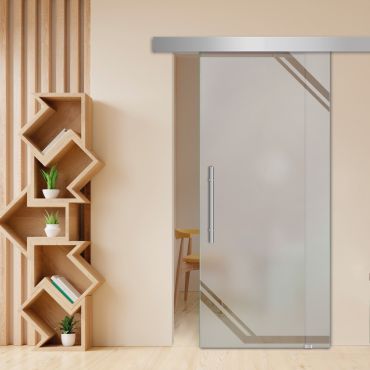 Sliding Glass Barn Door SGD-0447