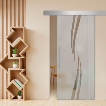 Sliding Glass Barn Door SGD-0457