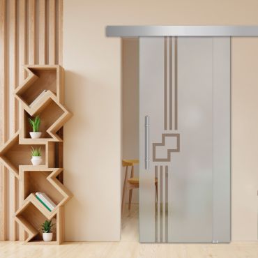 Sliding Glass Barn Door SGD-0462