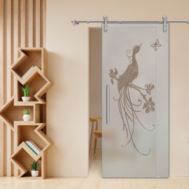 Sliding Glass Barn Door SGD-0472