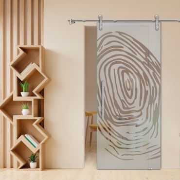 Sliding Glass Barn Door SGD-0407