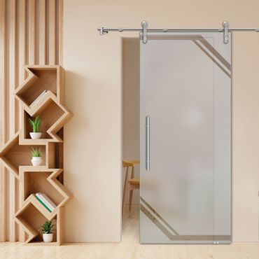 Sliding Glass Barn Door SGD-0447