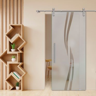 Sliding Glass Barn Door SGD-0457