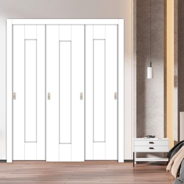 Handmade Shaker Style Bypass Sliding Closet Door HSCD3-1892