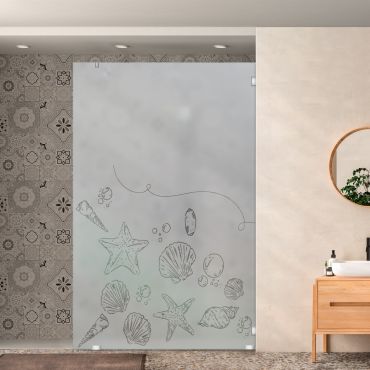 Frameless Fixed Shower Panel FSS - 1955