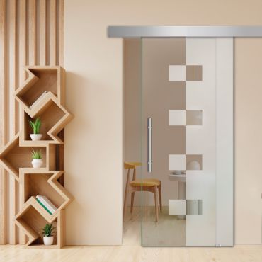 Sliding Glass Barn Door SGD-0403