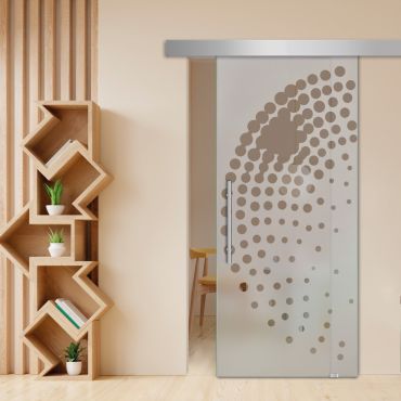 Sliding Glass Barn Door SGD-0433