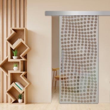 Sliding Glass Barn Door SGD-0463