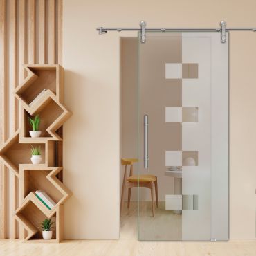 Sliding Glass Barn Door SGD-0403