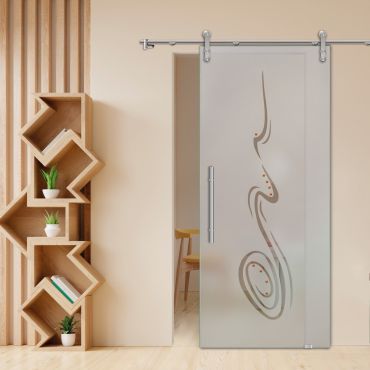 Sliding Glass Barn Door SGD-0429