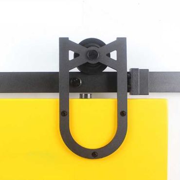 Durable Carbon Steel Sliding Hardware Kit for Wooden Barn Doors SH-CA-0153