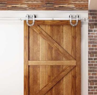 Durable Stainless Steel Sliding Barn Door Hardware Set