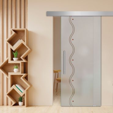 Sliding Glass Barn Door SGD-0424