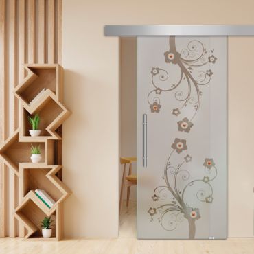 Sliding Glass Barn Door SGD-0428