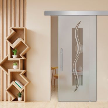 Sliding Glass Barn Door SGD-0459