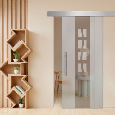 Sliding Glass Barn Door SGD-0464