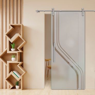 Sliding Glass Barn Door SGD-0415