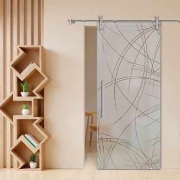 Sliding Glass Barn Door SGD-0409