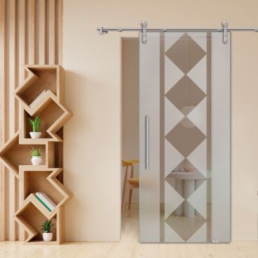 Sliding Glass Barn Door SGD-0439