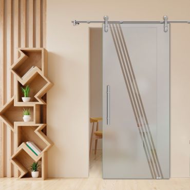 Sliding Glass Barn Door SGD-0449