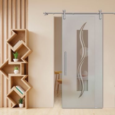 Sliding Glass Barn Door SGD-0459