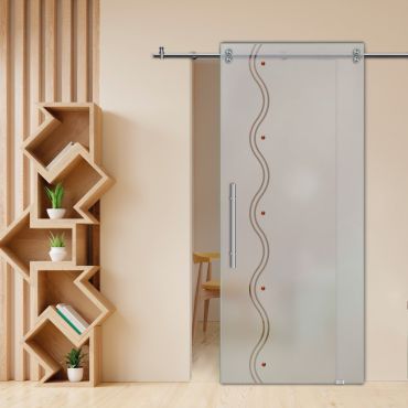 Sliding Glass Barn Door SGD-0424