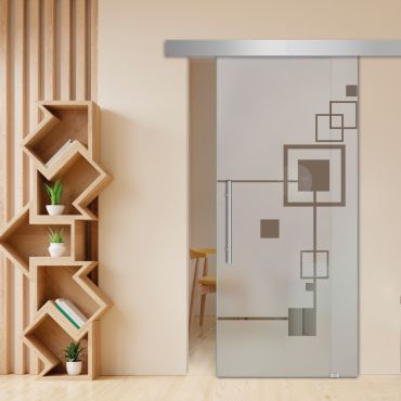 Sliding Glass Barn Door SGD-0405