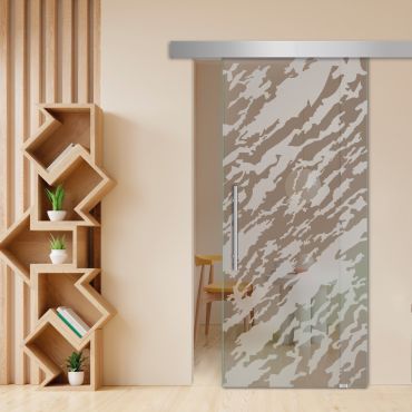 Sliding Glass Barn Door SGD-0411