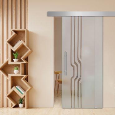 Sliding Glass Barn Door SGD-0416