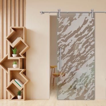 Sliding Glass Barn Door SGD-0411