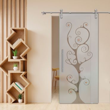 Sliding Glass Barn Door SGD-0430