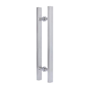 Rectangular Stainless Steel Handle for Glass Doors