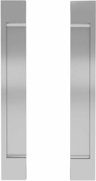 Self-Adhesive Silver Handle for Sliding Doors