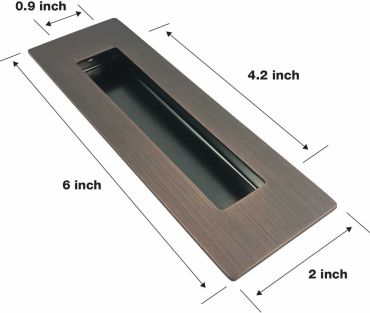 Bronze Recessed Handle for Barn Doors