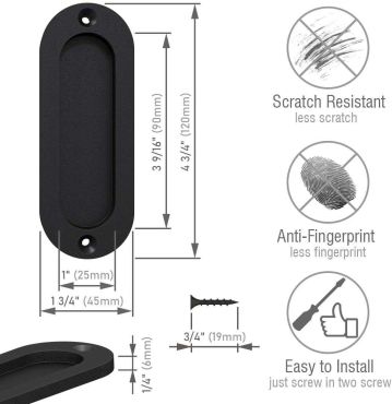 Round Sliding Door Grips