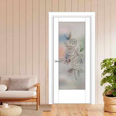 3/4 Lite Interior Doors with Glass Insert CHMDI-1815